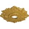 Ekena Millwork Riley Ceiling Medallion (Fits Canopies up to 4 5/8"), 18"OD x 3 1/2"ID x 1 1/2"P, Iridescent Gold CM18RLIGS - alternate 3
